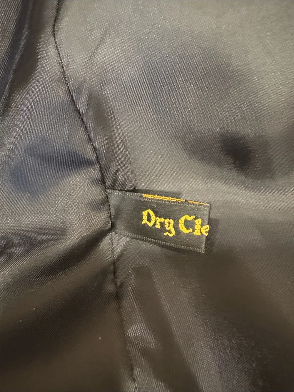 Vintage Alfani Men's Dark Charcoal Wool Pea Coat